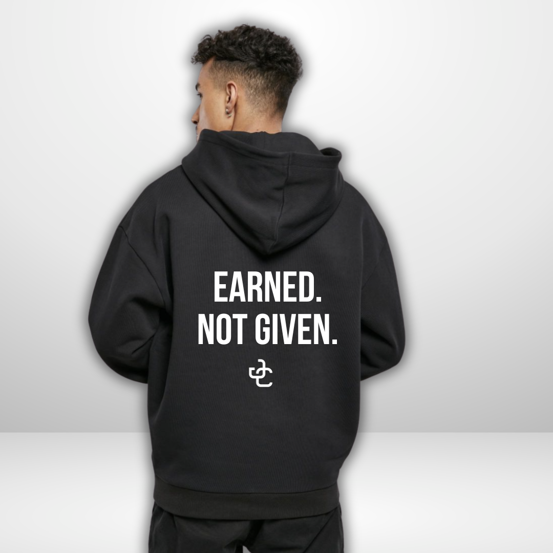 Julian Chrobot "EARNED." Ultra Heavy Oversized Hoodie in 2 Farben