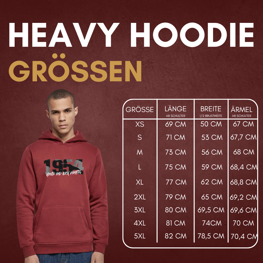LIMITED DROP: "1954"" Heayy Hoody * NUR 54 STÜCK *