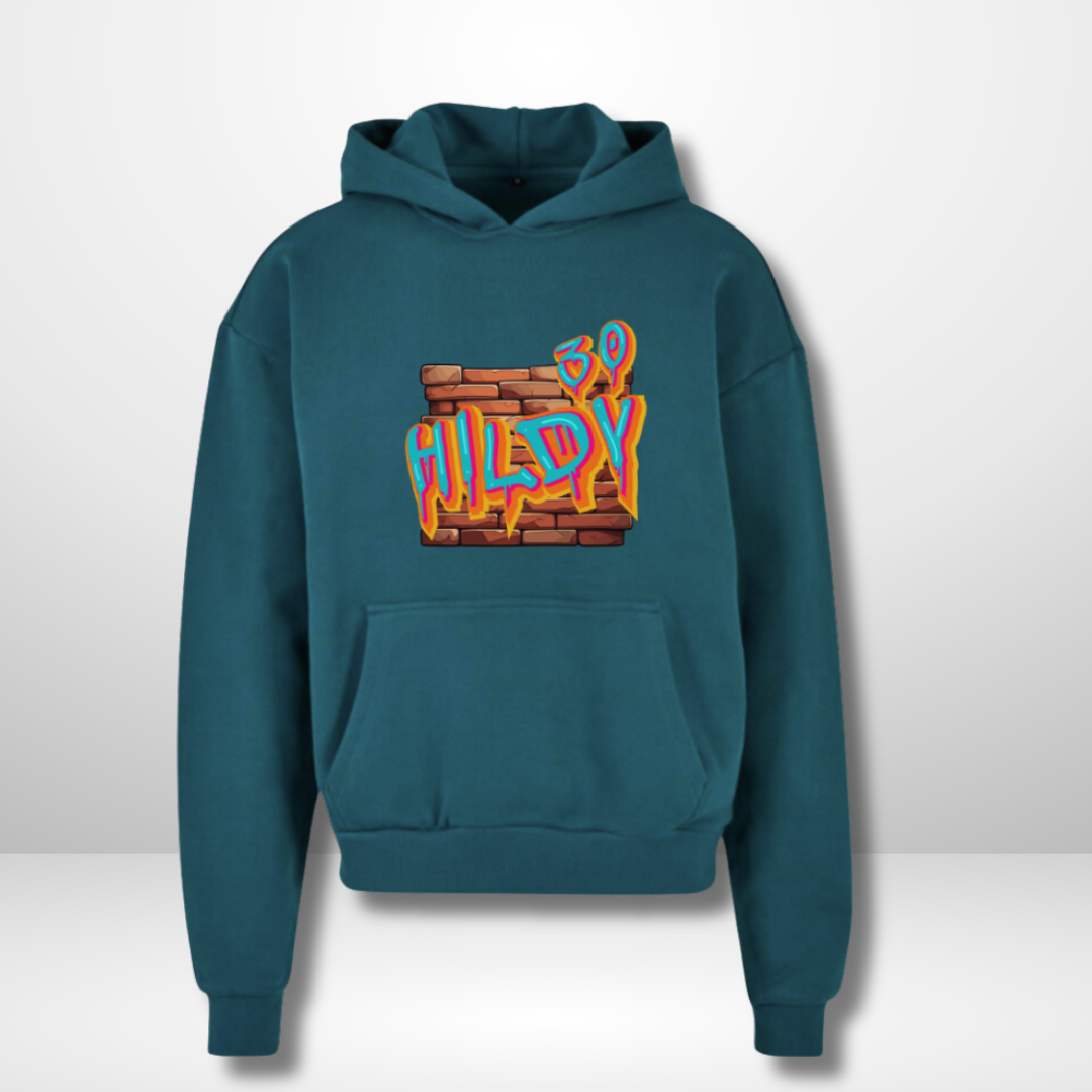 Jake Hildebrand "Hildy" Ultra Heavy Oversized Hoodie in 2 Farben