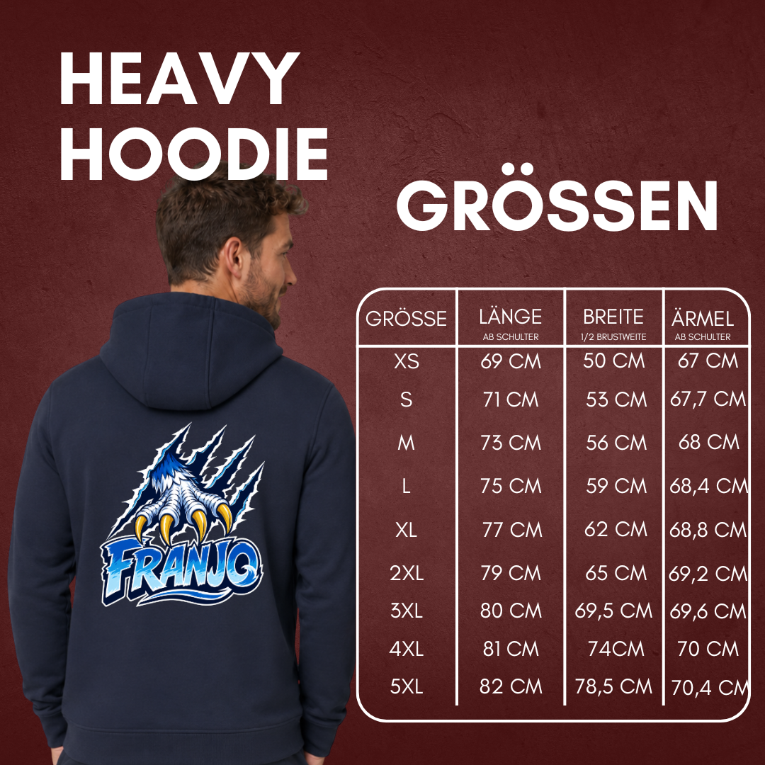 "ADLERKRALLE" Maxi Franzreb X The Squad Heavy Hockey Hoody
