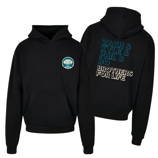 Brothers for Life "4 Brothers" Ultra Heavy Oversize Hoodie