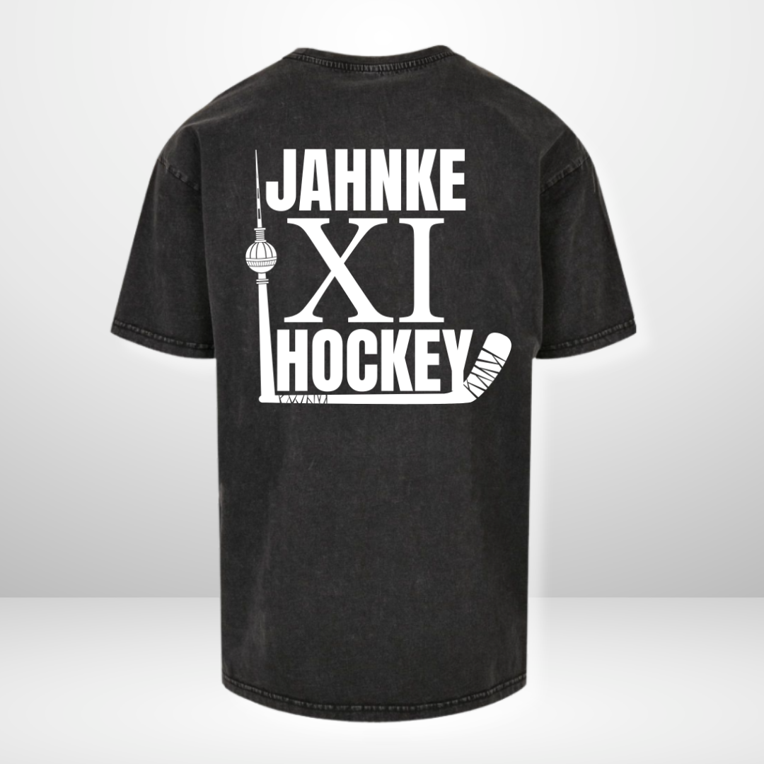 Charlie Jahnke "XI" Acid Washed Oversized Shirt