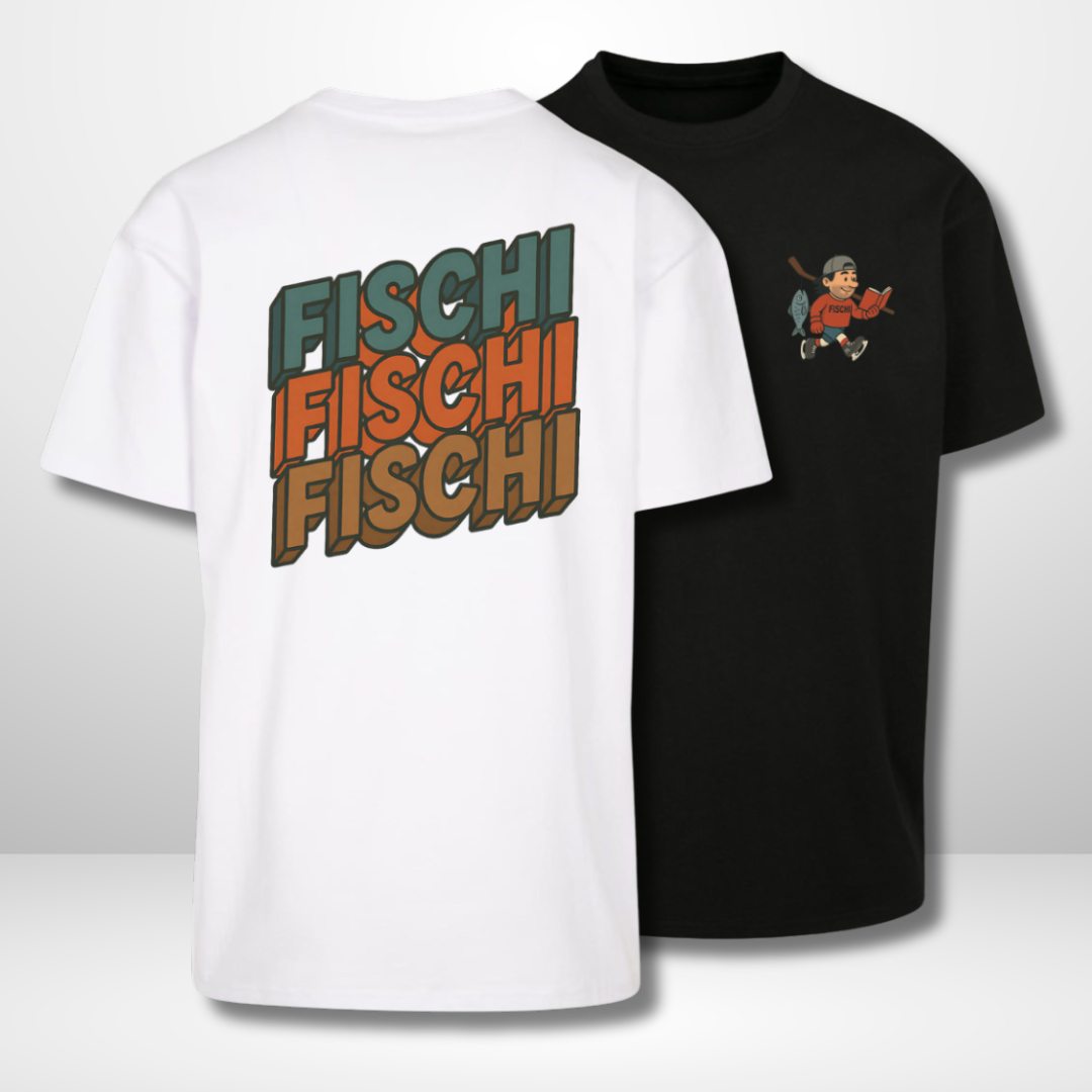 Daniel Fischbuch "Fischi" 🐟📖 Oversized Shirt in 2 Farben