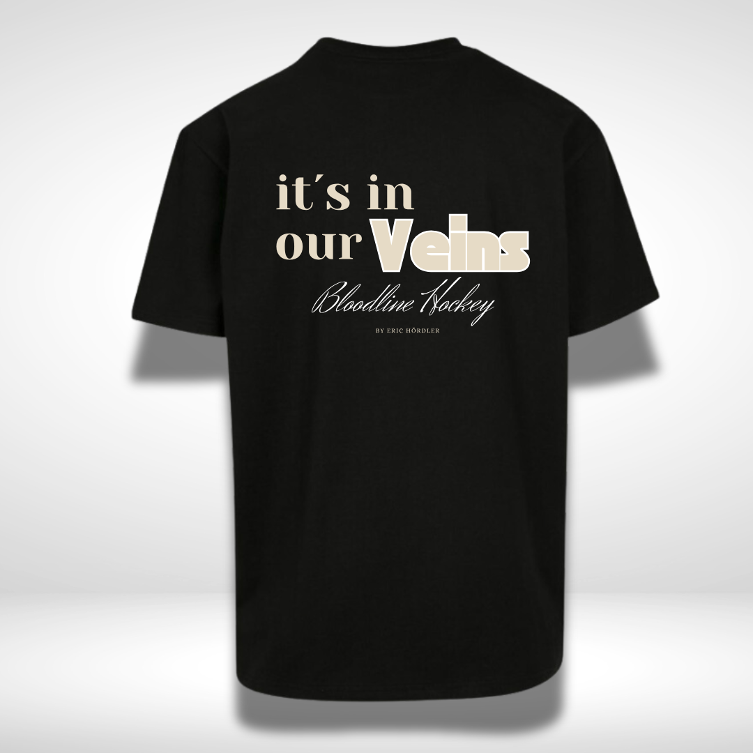 Eric Hördler "Bloodline Hockey - It´s in our Veins" Oversized T-Shirt