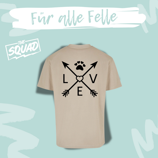 Für alle Felle "Pfotenliebe" 🐾🐾🐾 Helfer  Oversized T-Shirt