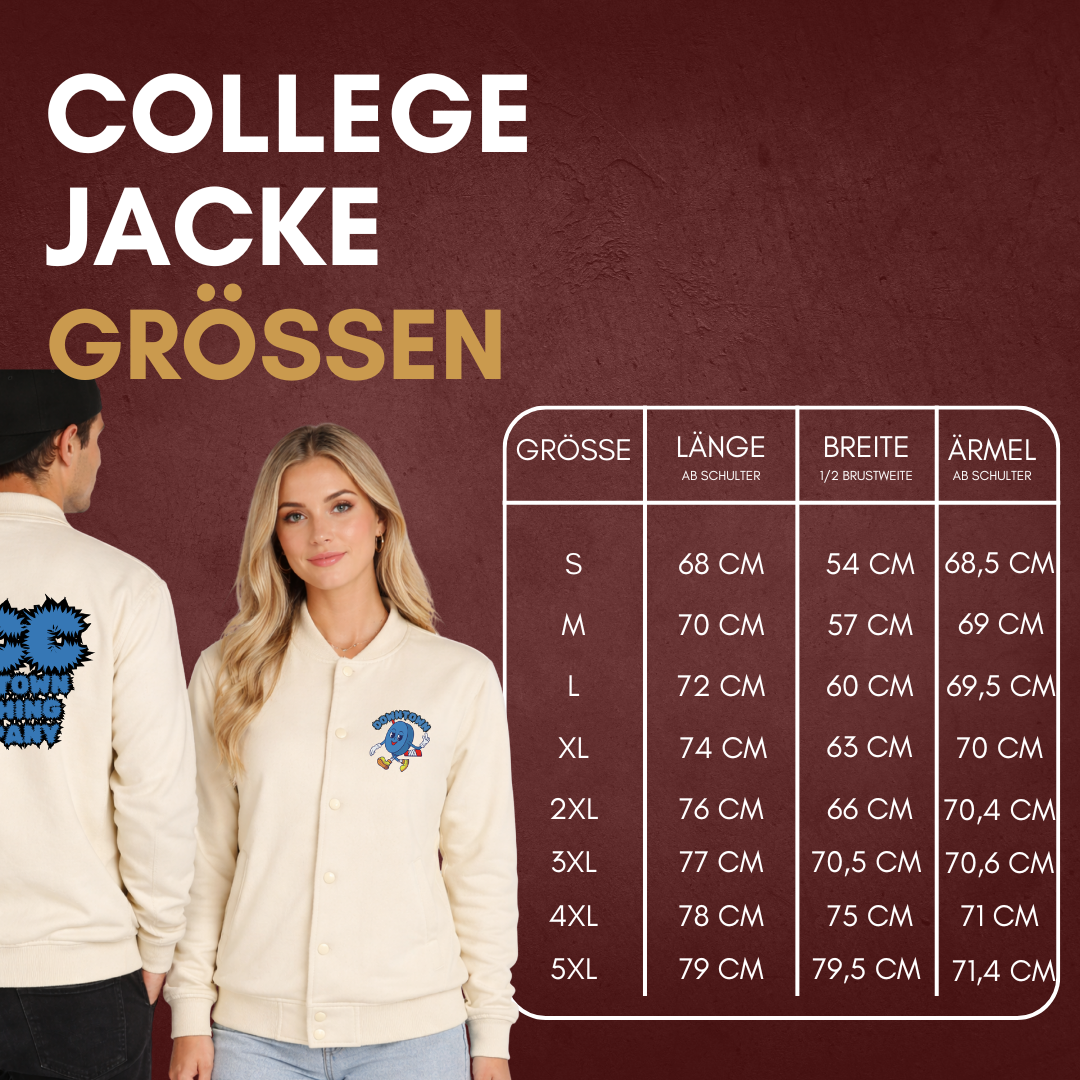 "GREETINGS" Constantin Braun X The Squad College Jacke