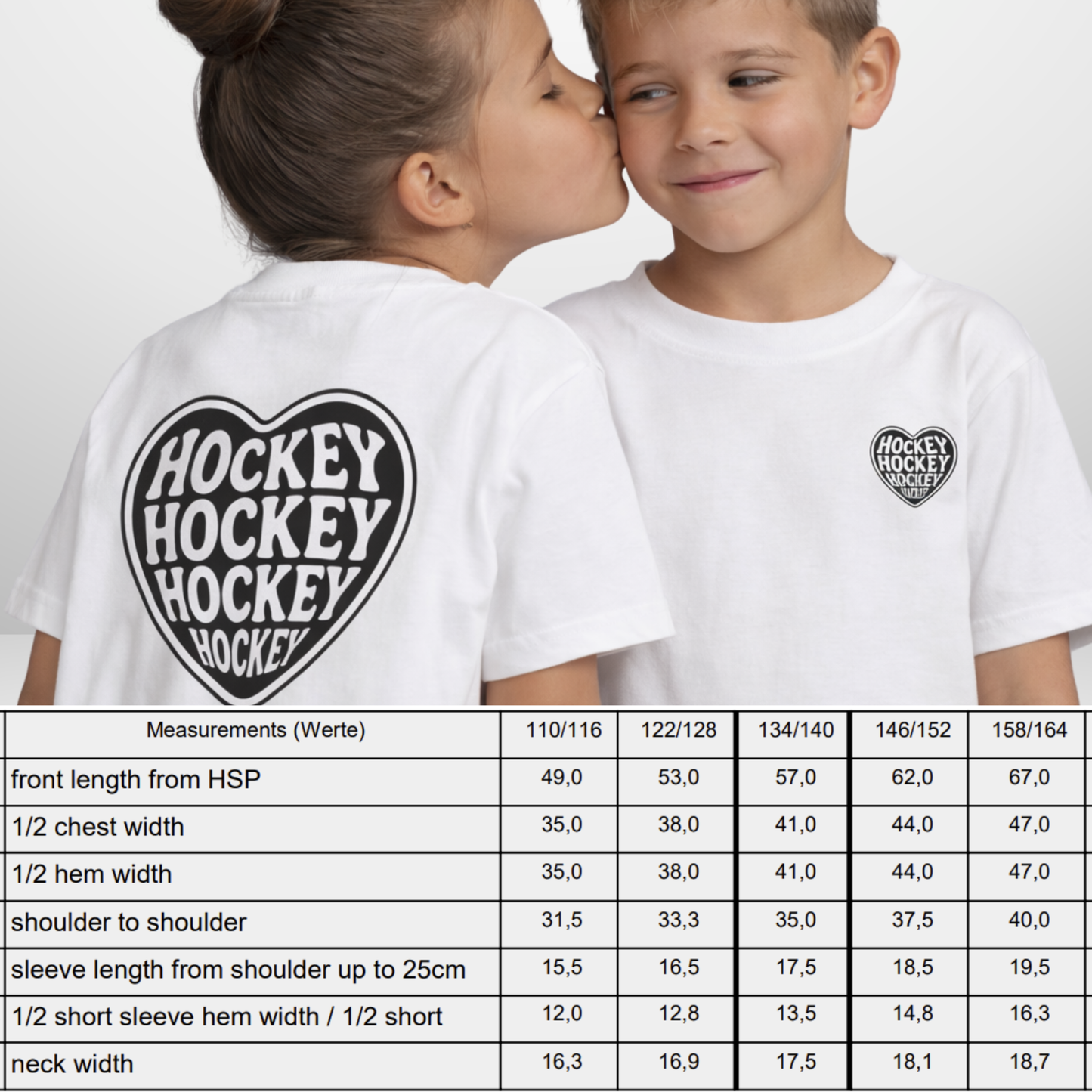 "HEART OF HOCKEY" The Squad Kids T-Shirt