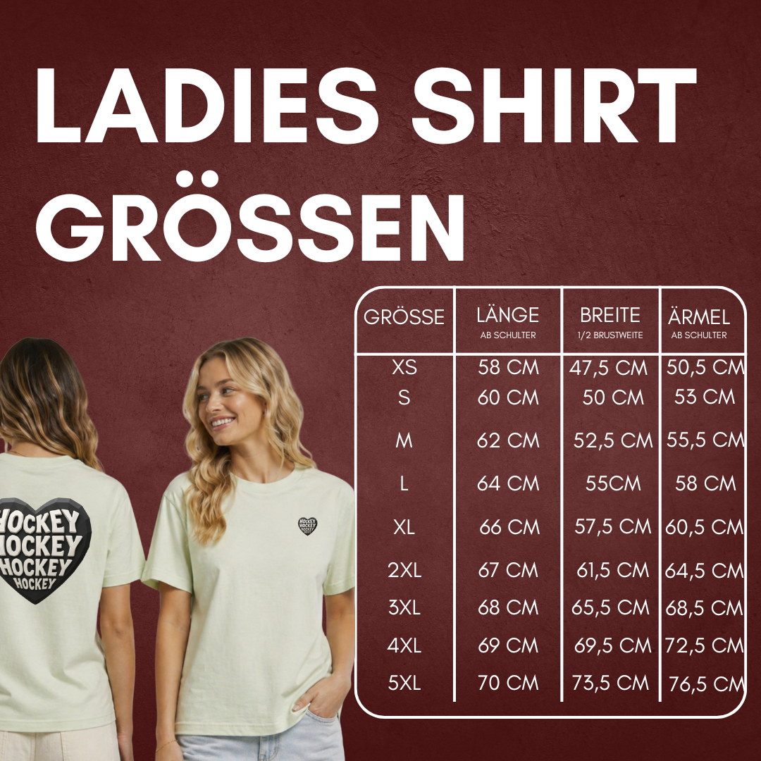 "HOCKEY HEART" The Squad Ladies Shirt