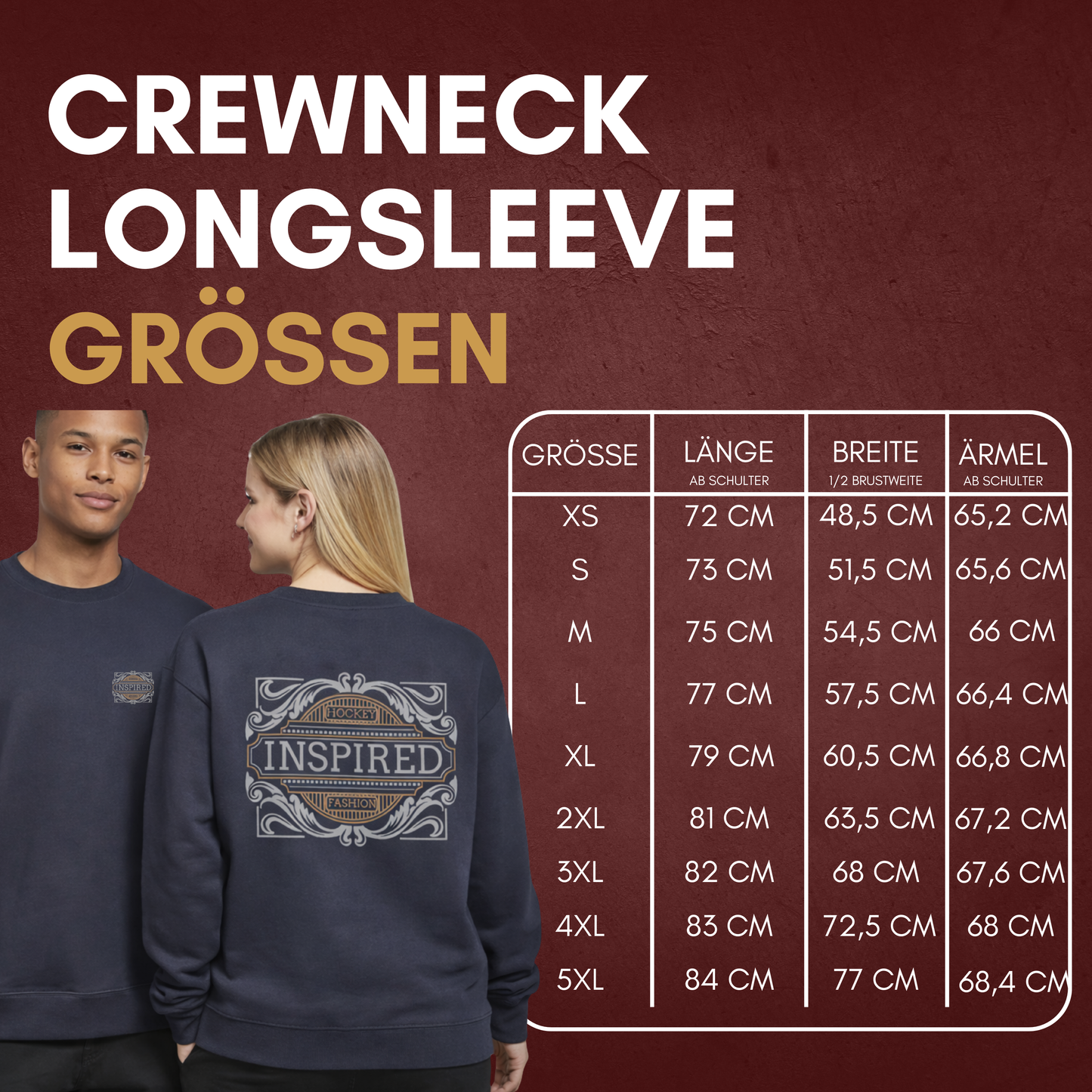 "HOCKEY INSPIRED FASHION" The Squad Crewneck Pullover