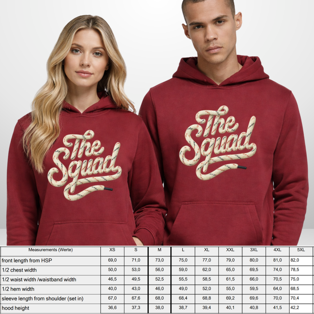 "HOCKEY LACES" The Squad Heavy Hoody