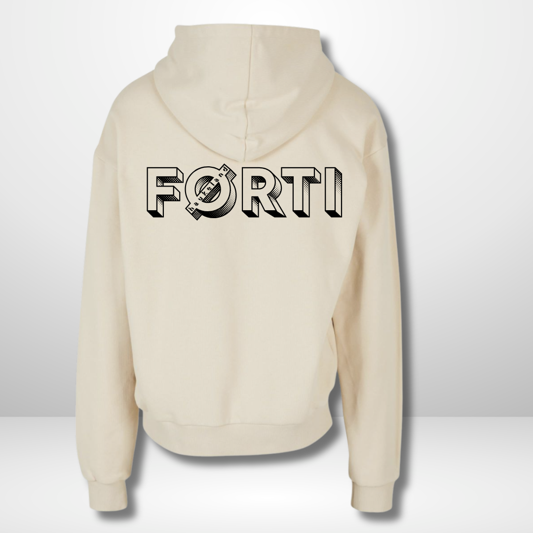 Henrik Haukeland "FØRTI DAG" Ultra Heavy Oversized Hoodie