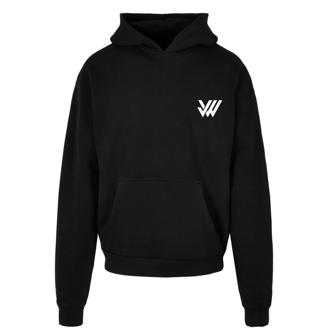 Jamal Watson "Fourtwo" Ultra Heavy Oversized Hoodie schwarz front