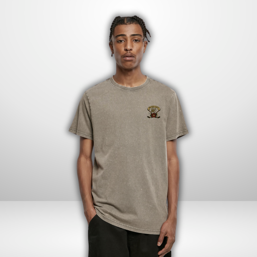 Jerry Kuhn "NO BAD DAYS" Acid Washed Tee