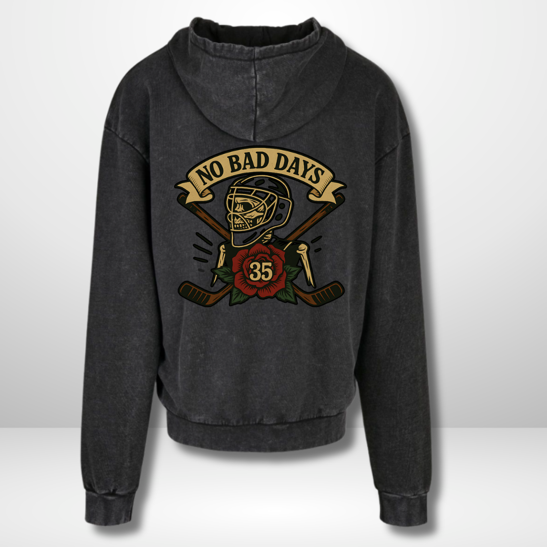Jerry Kuhn "NO BAD DAYS" Oversized Hoody