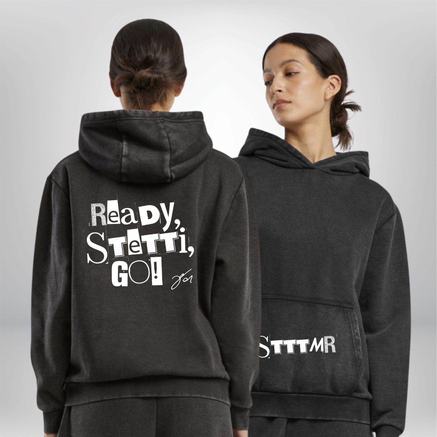 Jonas Stettmer "READY, STETTI, GO!" Ladies Vintage Heavy Hoody