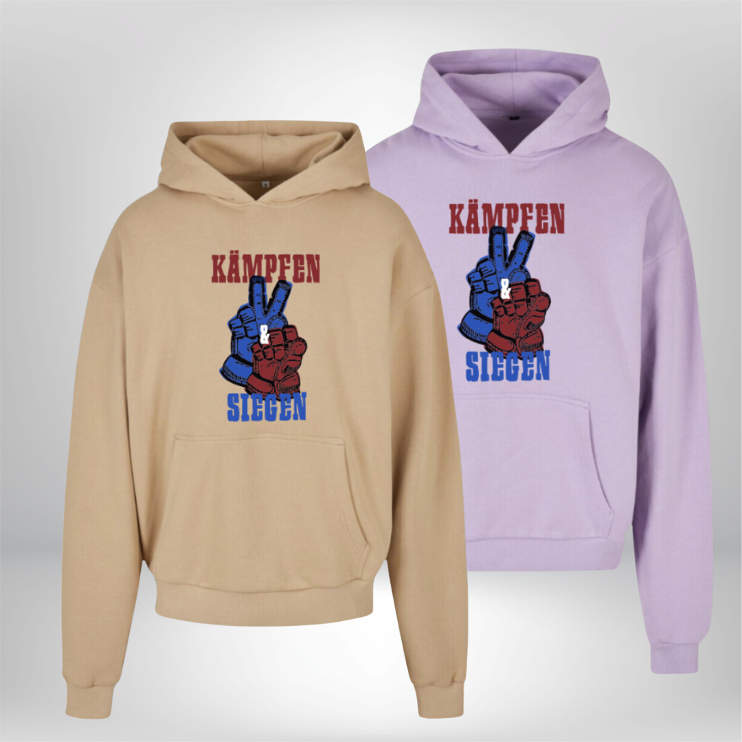 "Kämpfen und Siegen" Oversized Hoodie in 2 Farben