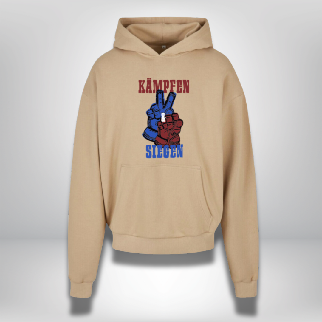 "Kämpfen und Siegen" Oversized Hoodie in 2 Farben