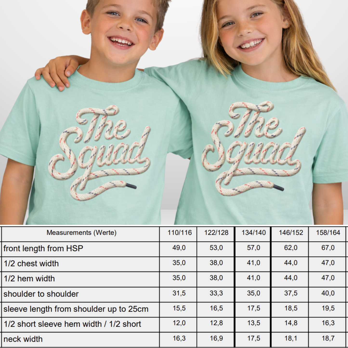 "LACES" The Squad Kids T-Shirt