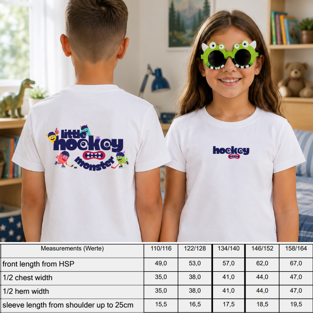 Little Hockey Monster Kids Shirt