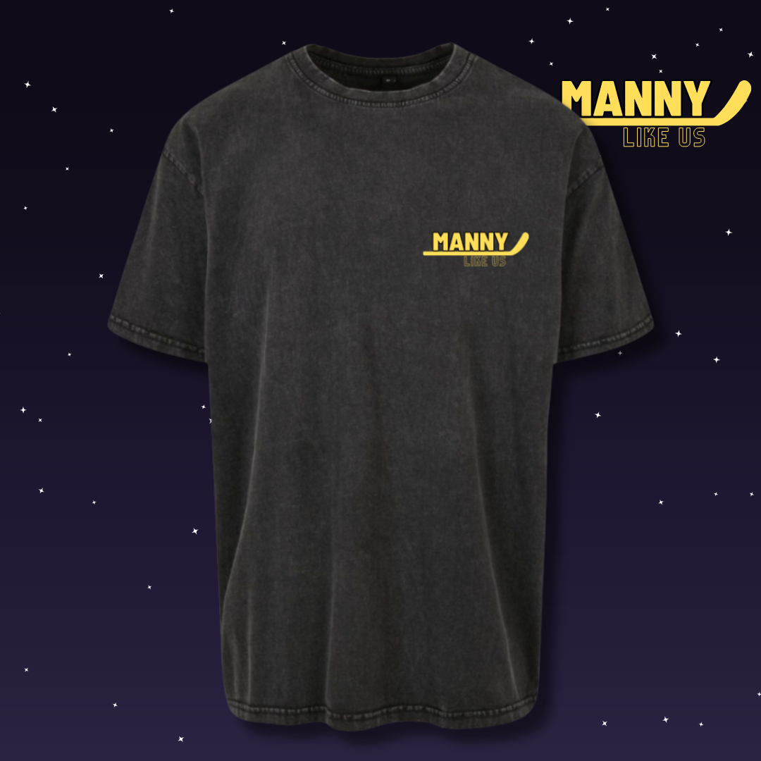 Manuel Wiederer "Not alone" Acid Washed Heavy Oversized T-Shirt