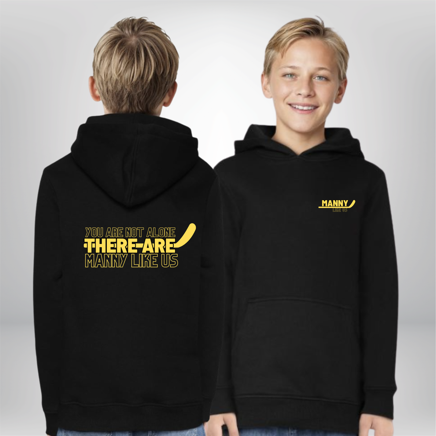 Manuel Wiederer "Not alone" Kids Hoodie