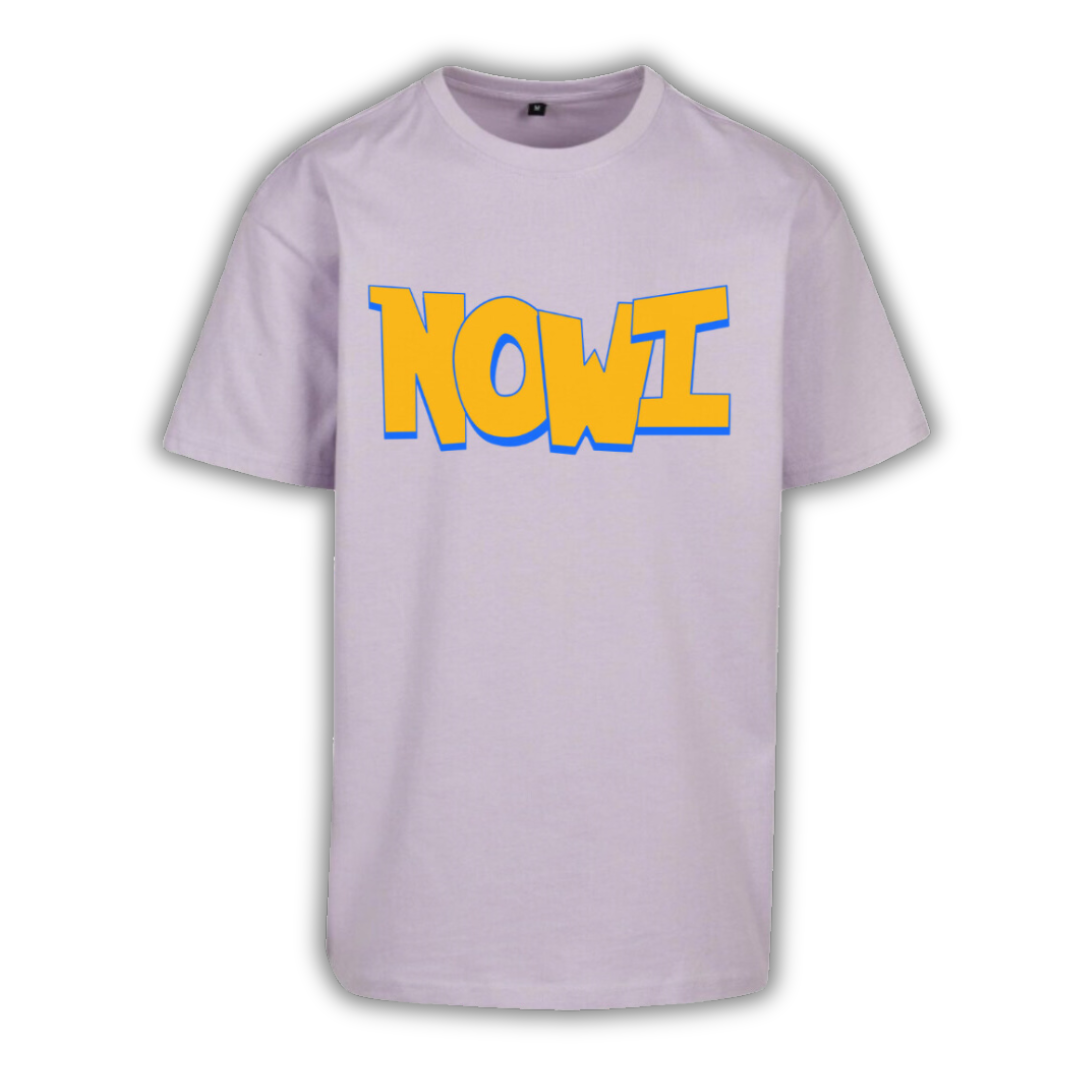 Marco Nowak "Catch Nowi" Oversized Shirt schwarz lilac