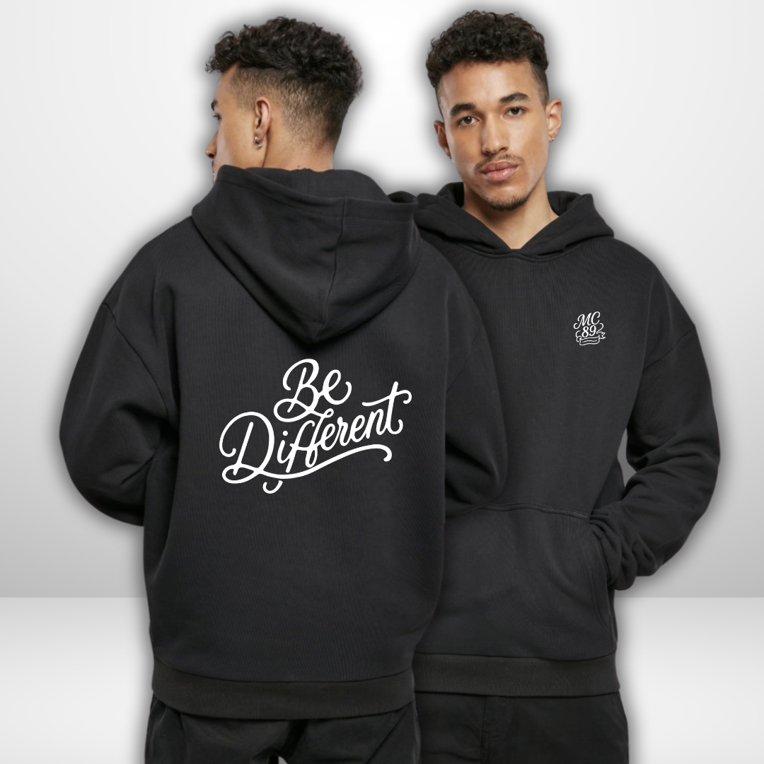 Matt Choupani "be different" Ultra Heavy Oversized Hoodie in 2 Farben