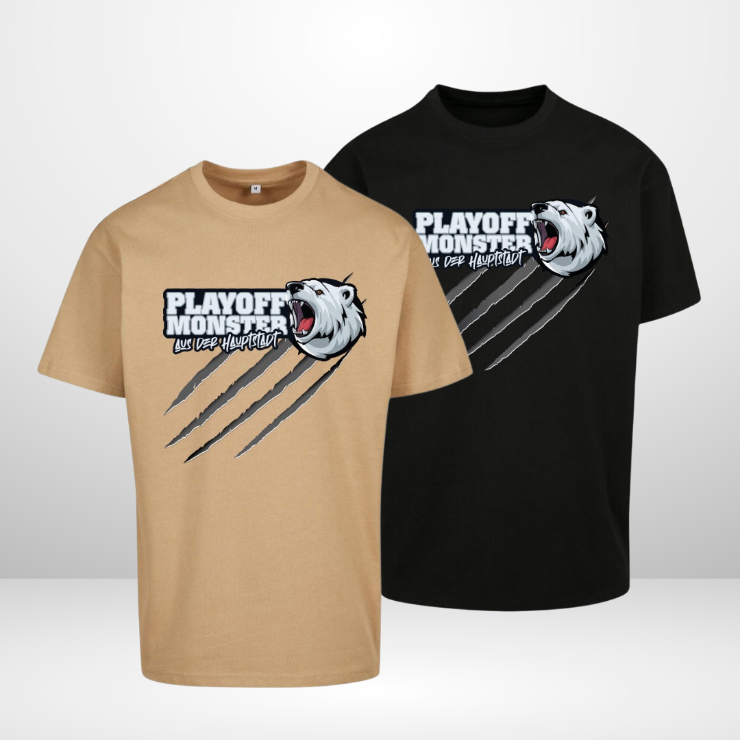 "Playoff Monster" Oversized T-Shirt in 2 Farben