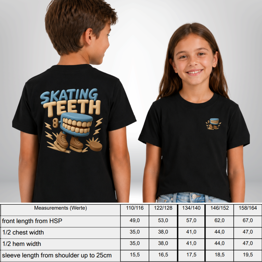 Skating Teeth Kids Tee