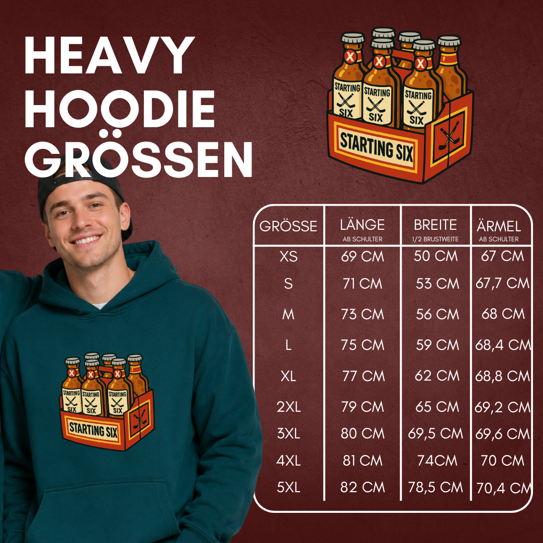 "STARTING SIX" The Squad Heavy Hoody