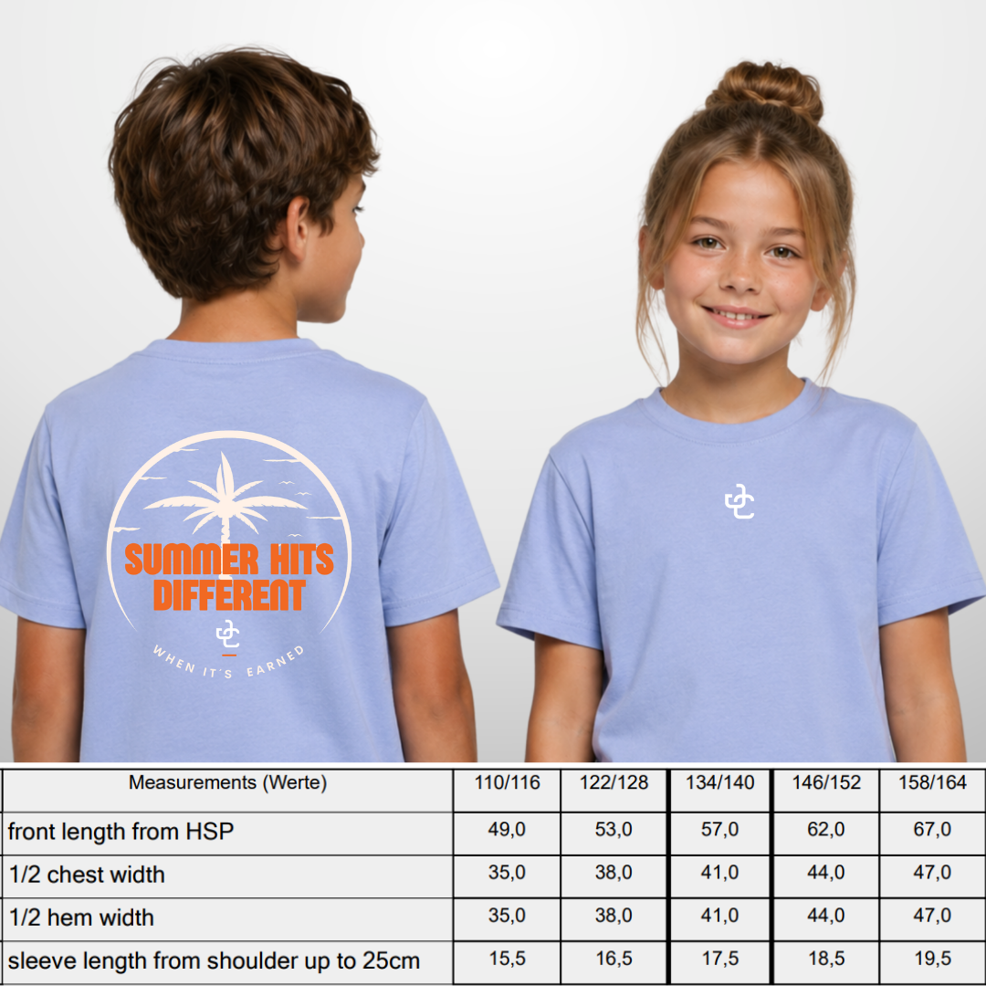 "SUMMER HITS DIFFERENT" Julian Chrobot X The Squad Kids Shirt