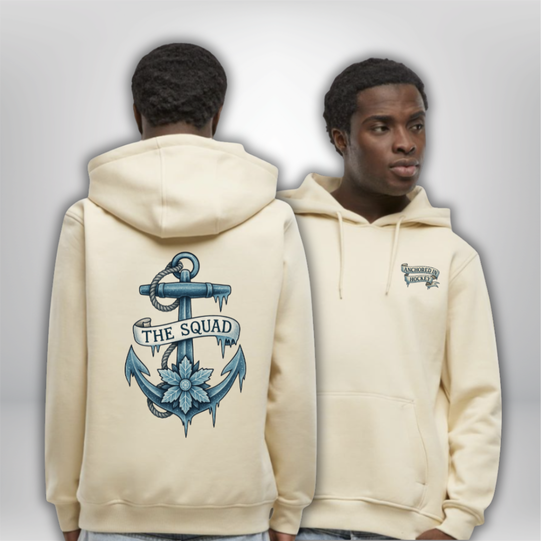 THE SQUAD "Anchored in Hockey" Heavy Hoody
