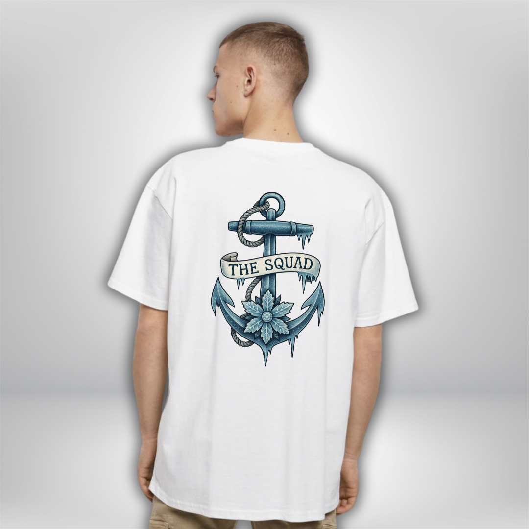 THE SQUAD "Anchored in Hockey" Oversized Shirt in 2 Farben