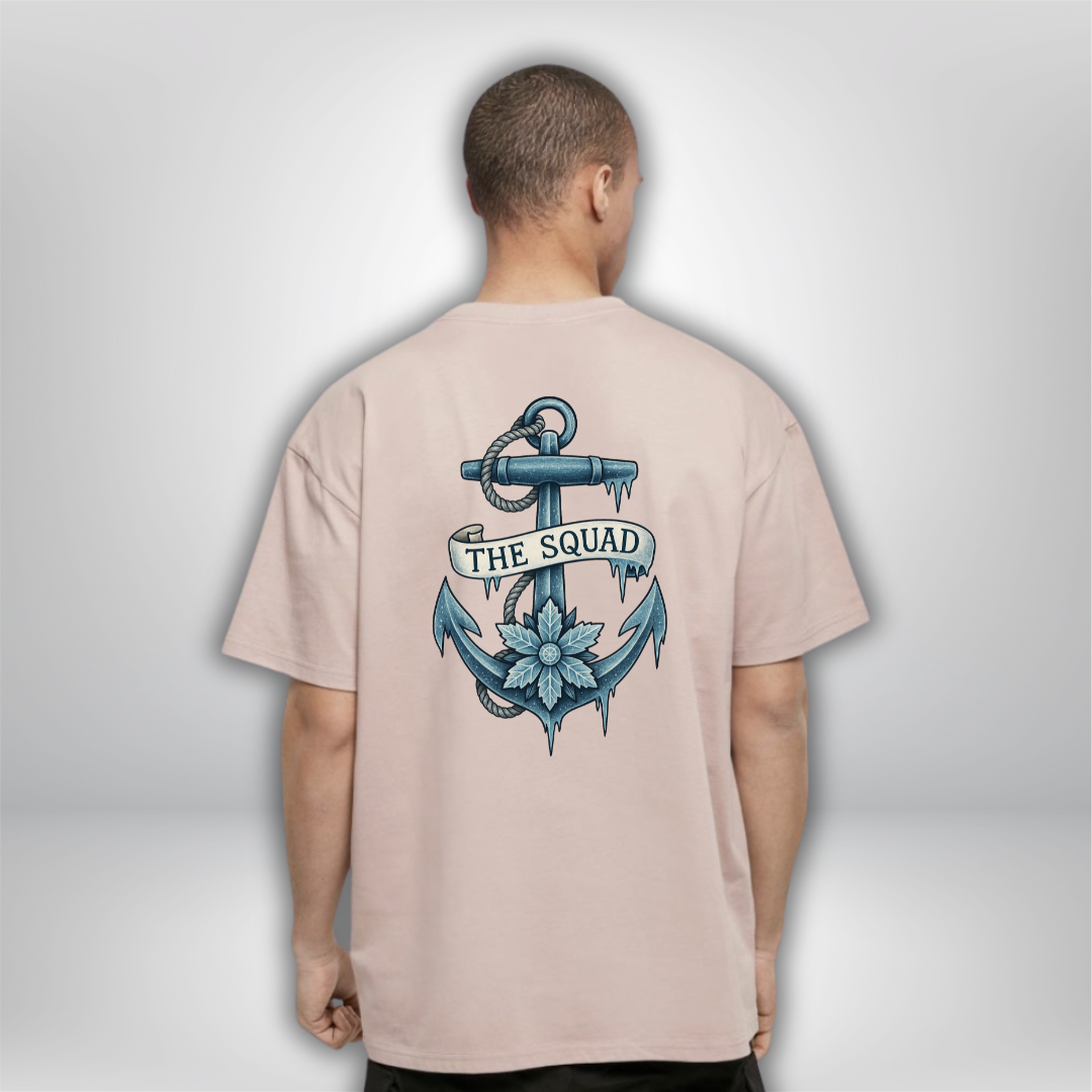 THE SQUAD "Anchored in Hockey" Oversized Shirt in 2 Farben