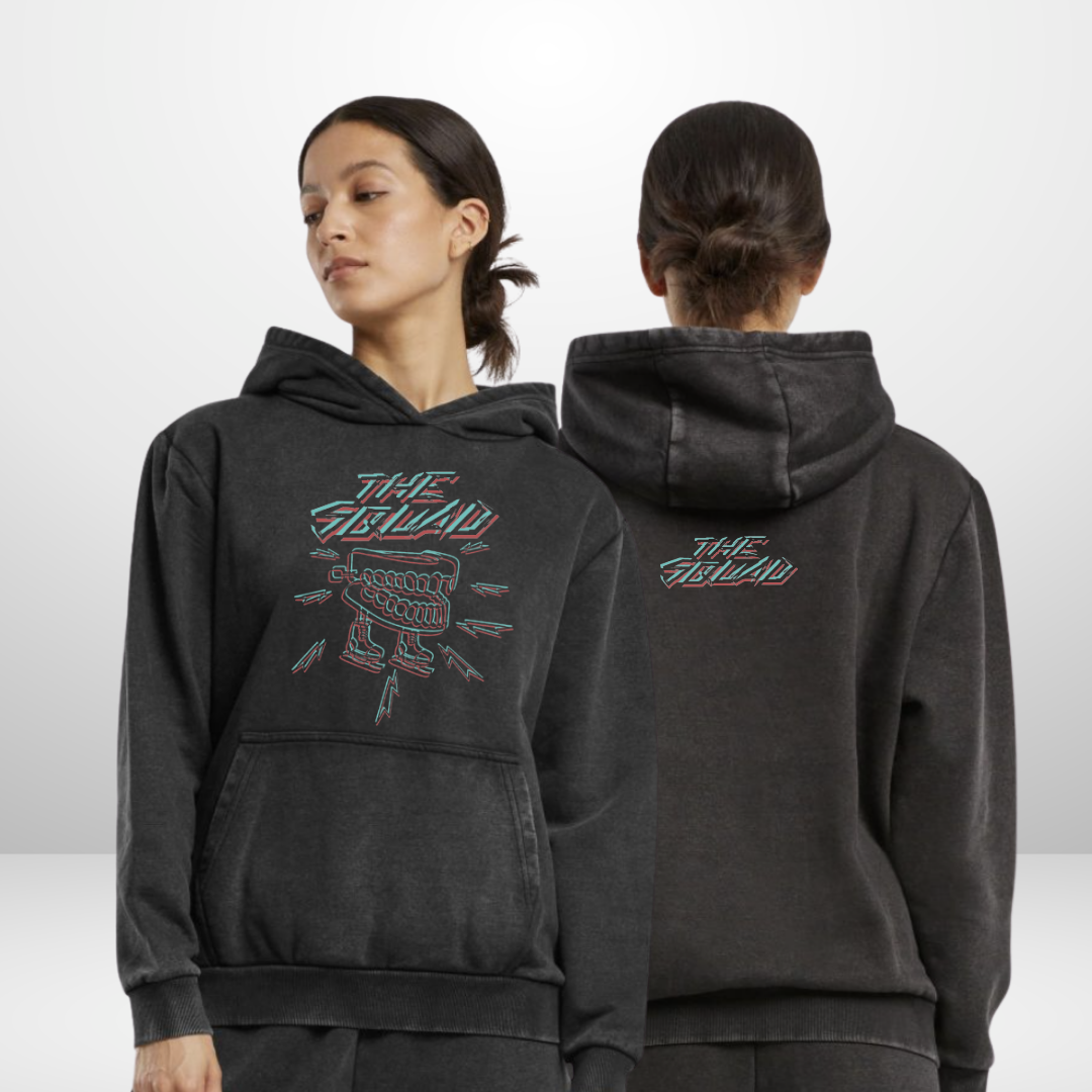 THE SQUAD "Chattering Teeth" Ladies Vintage Heavy Hoody