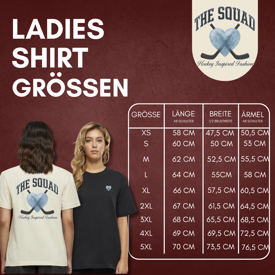 THE SQUAD "Frozen Heart" Ladies Shirt in 2 Farben