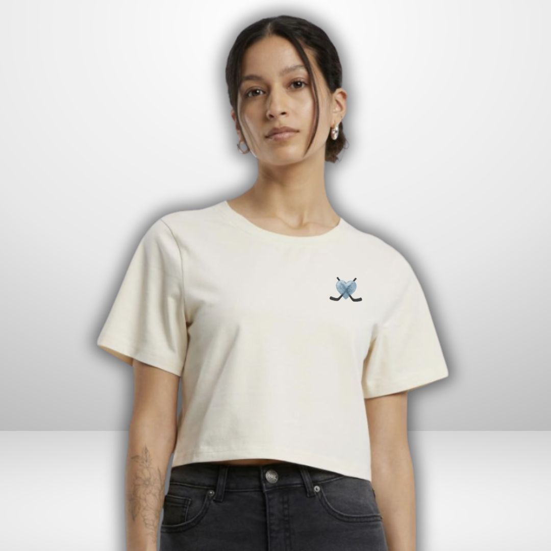 THE SQUAD "Frozen Heart”" Ladies Cropped Tee