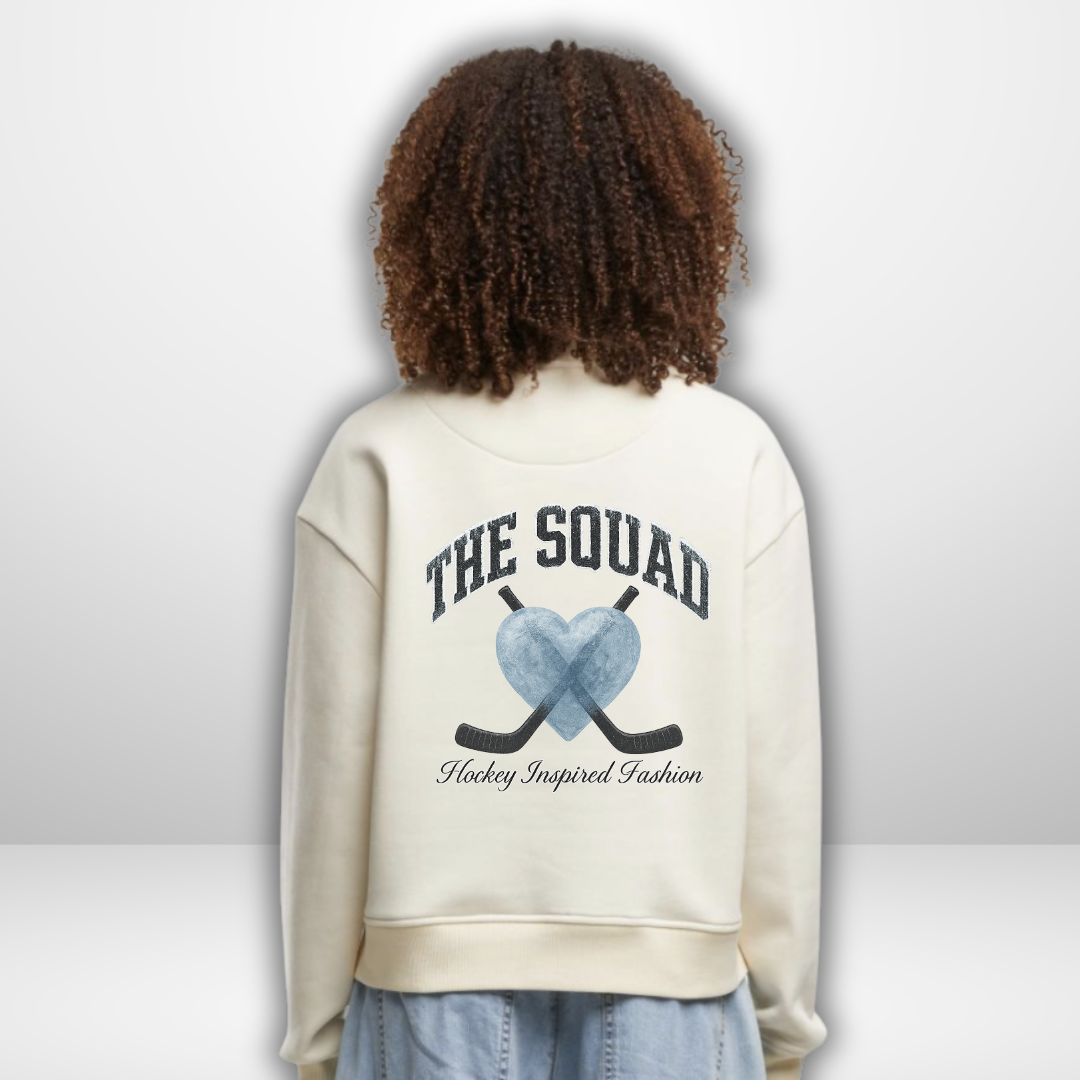 THE SQUAD "Frozen Heart" Ladies Oversized Crewneck