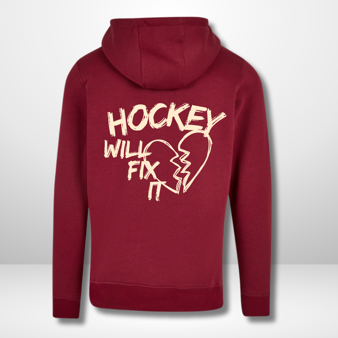 THE SQUAD "Hockey will fix it" Heavy Hoodie in 2 Farben