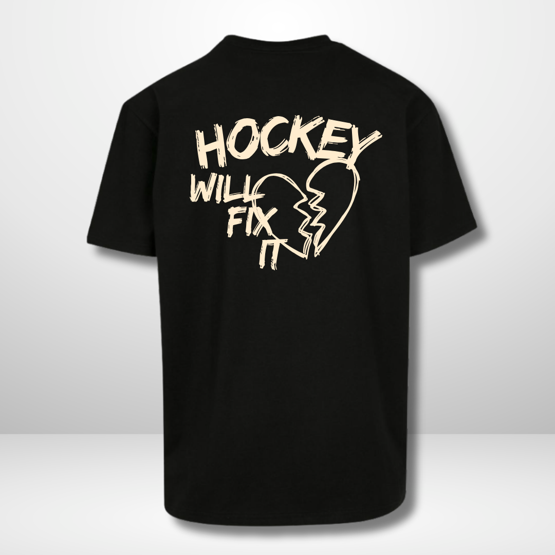 THE SQUAD "Hockey will fix it"  Oversized T-Shirt in 2 Farben
