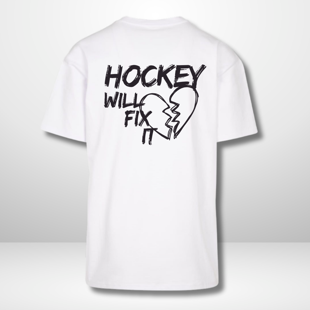 THE SQUAD "Hockey will fix it"  Oversized T-Shirt in 2 Farben