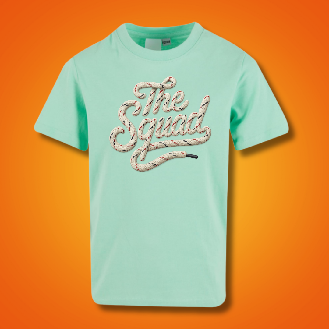 THE SQUAD "Laces" ⛸️🏒 Kids T-Shirt