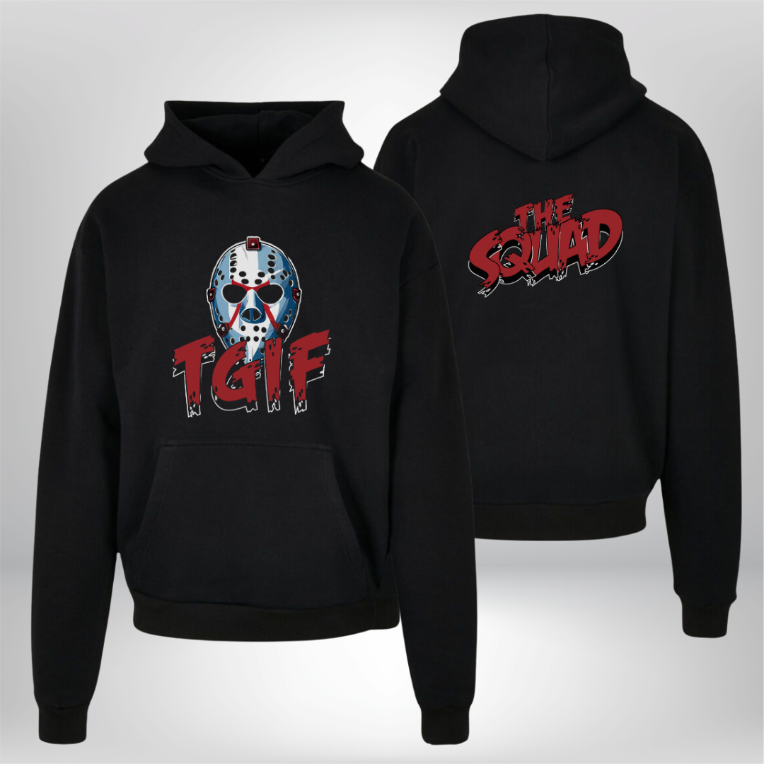 THE SQUAD "Thank God It´s Friday" Ultra Heavy Oversized Hoodie