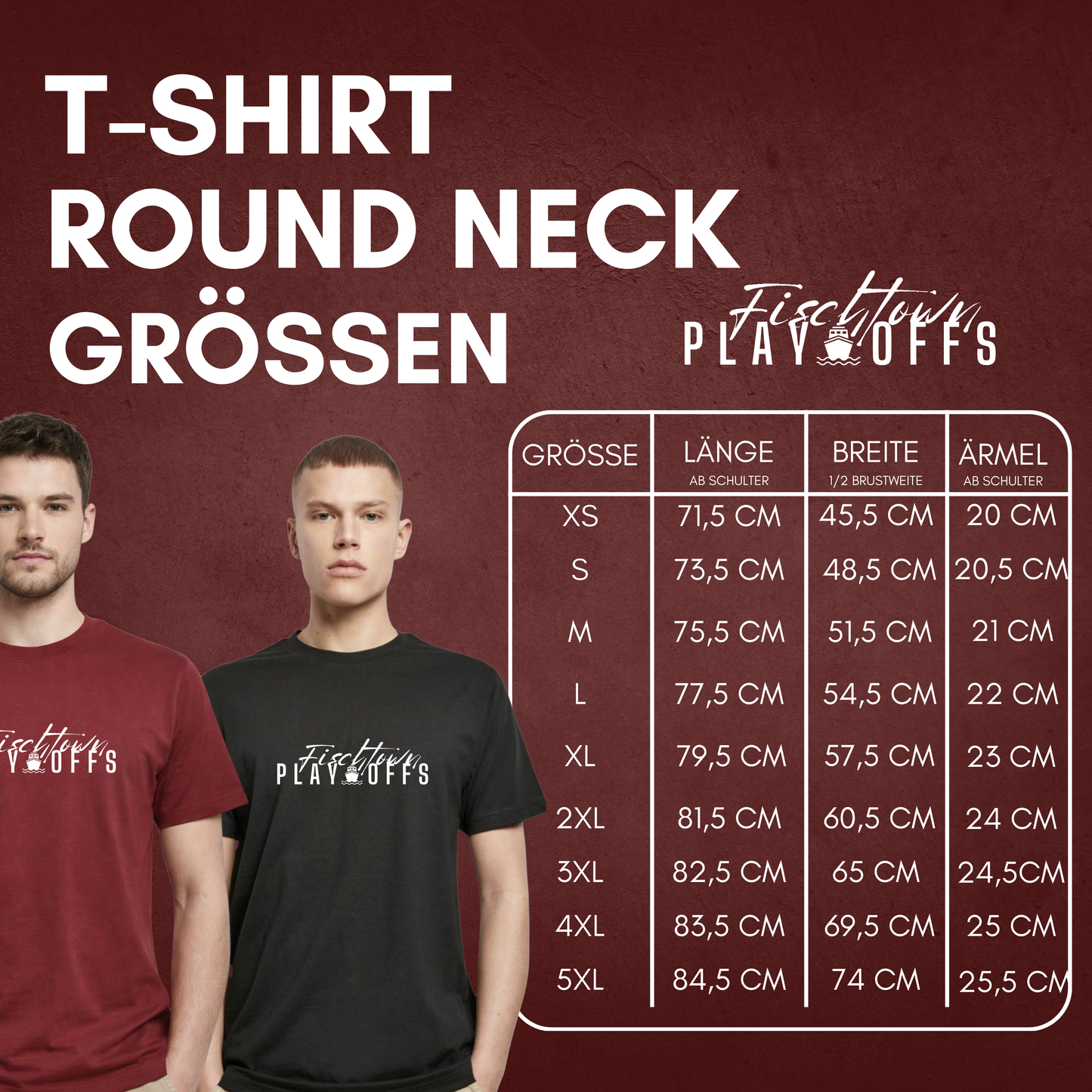 PINGUINS PODCAST X THE SQUAD "fischtown playoffs" T-Shirt in 2 Farben