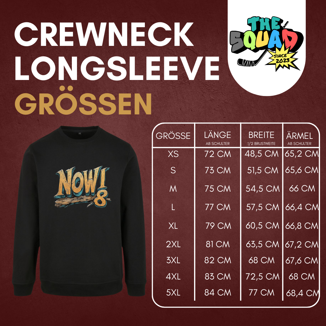 Marco Nowak 🏒 "Klopf auf Holz" 🪵 Crewneck Pullover