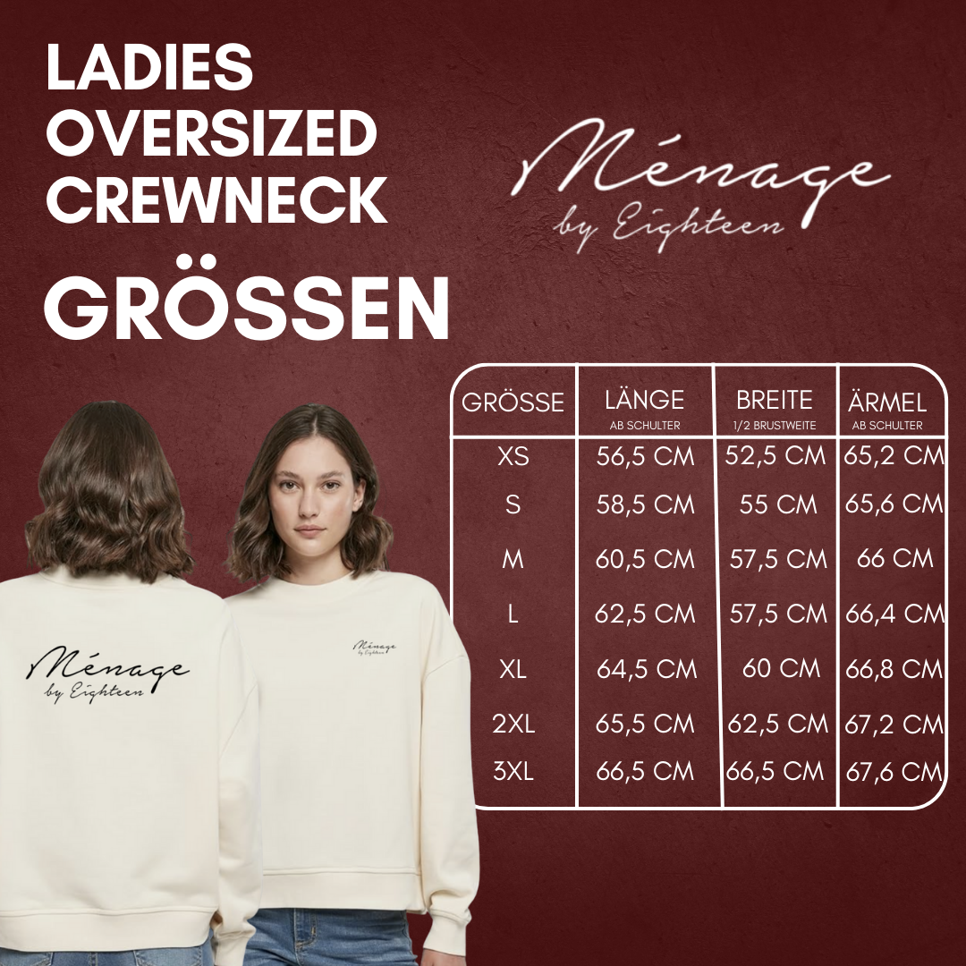 Jonas Müller "Menage by Eighteen" Ladies Oversized Crewneck