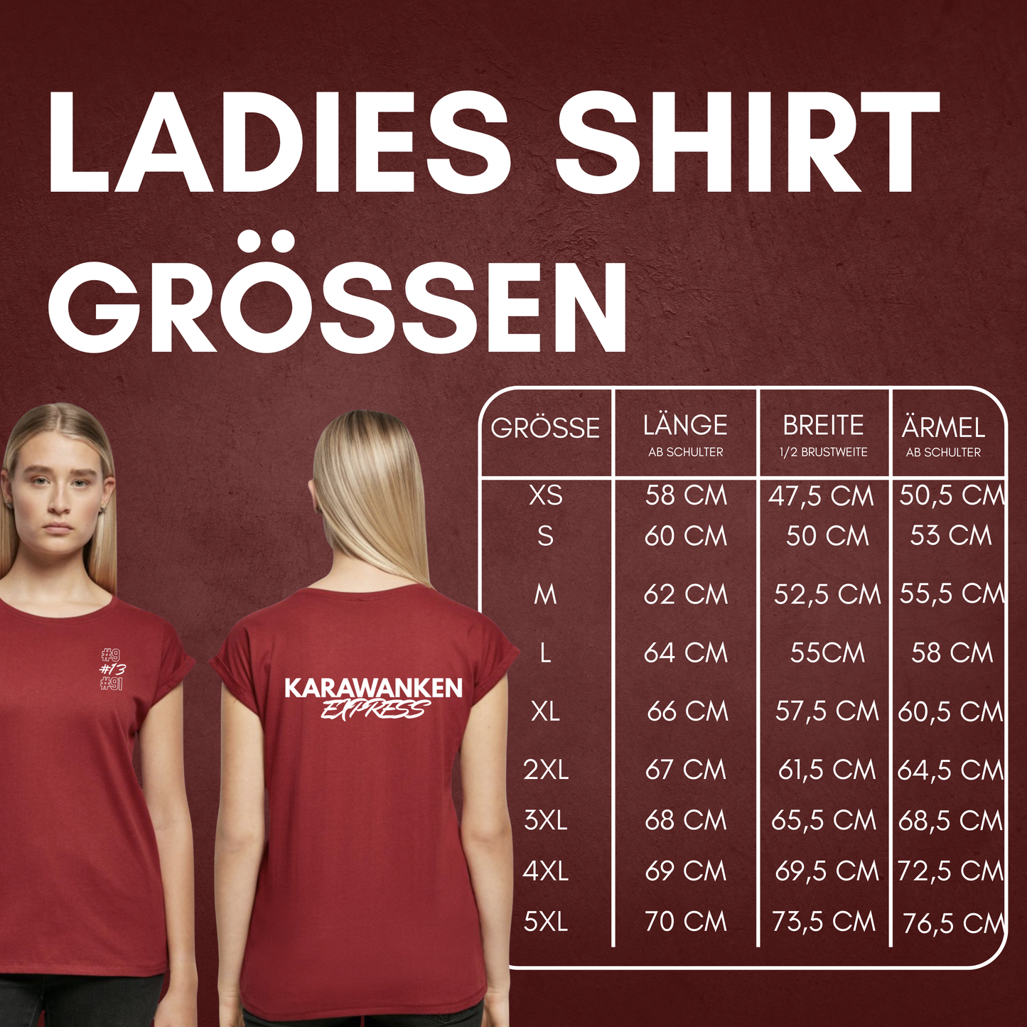 PINGUINS PODCAST x THE SQUAD "karawankenexpress" Ladies Shirt