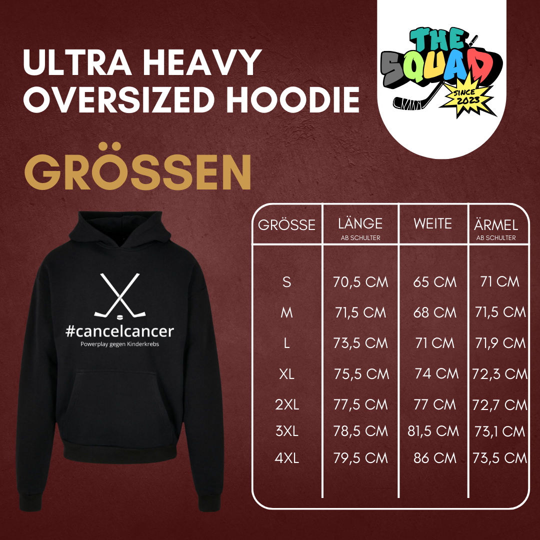 Cancel Cancer 🎗️ "Powerplay" Oversized Hoodie