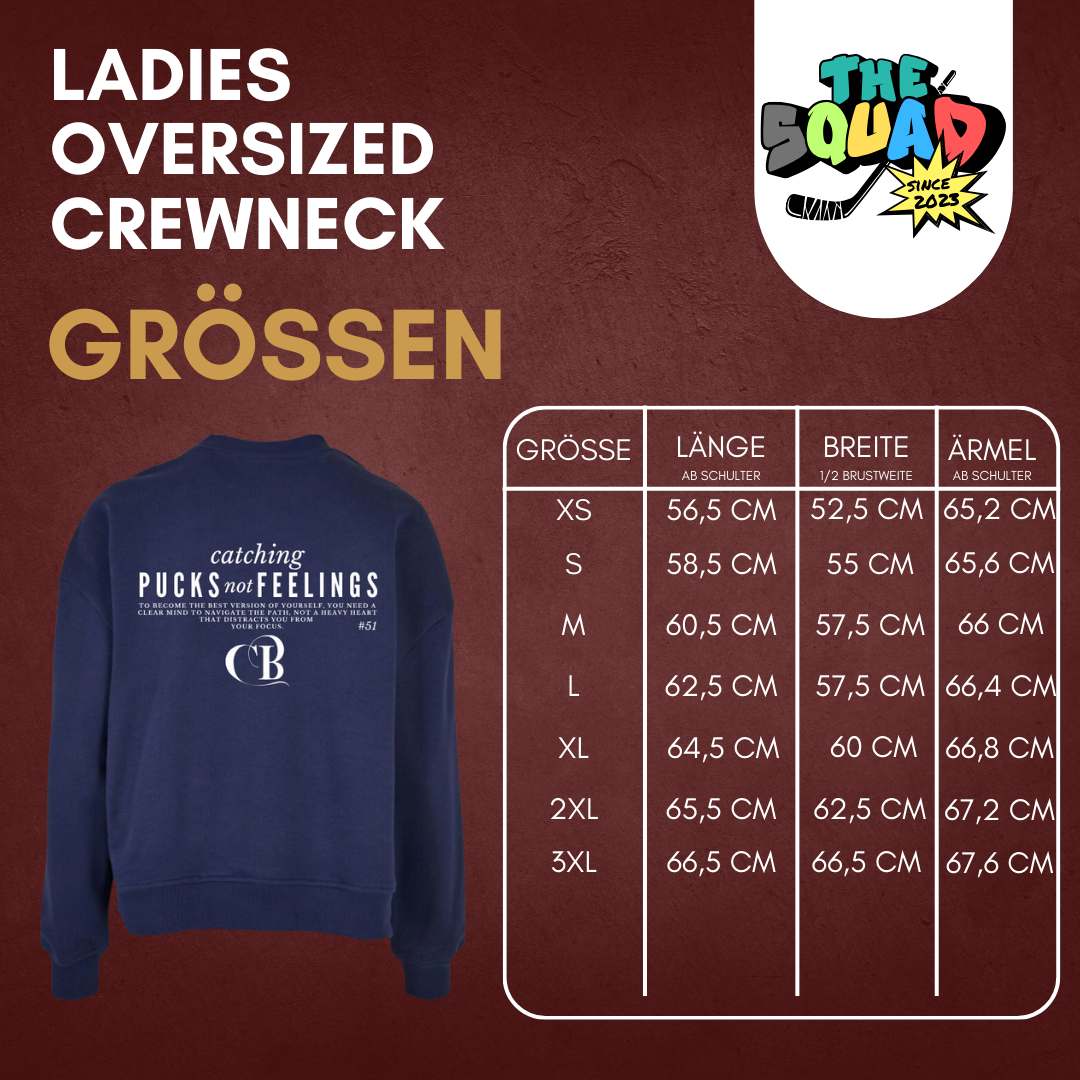Cody Brenner "Catching Pucks" Ladies Oversized Crewneck