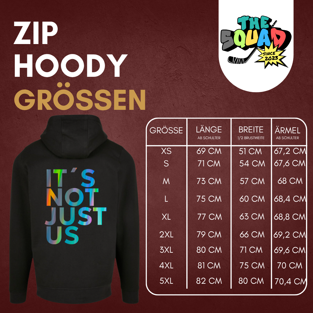 Justus Böttner "NOT JUST US" Zip Hoodie